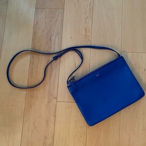 Celine Trio cross Body Bag in Royal Blue (Large Size)